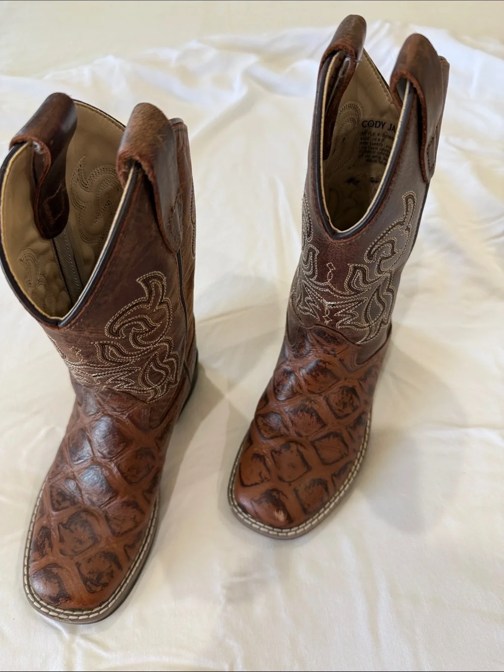Cody James Boys Duke Pirarucu Western Boots